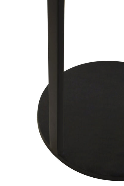 Ardela & Co Carla Side Table With Round Wooden Top