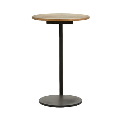 Ardela & Co Carla Side Table With Round Wooden Top