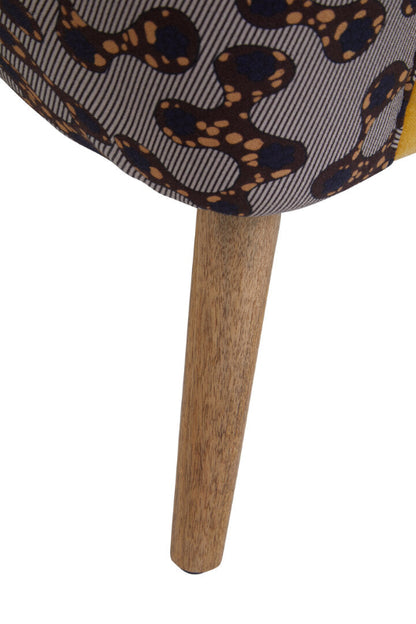 Ardela & Co Corena Yellow Print Chair