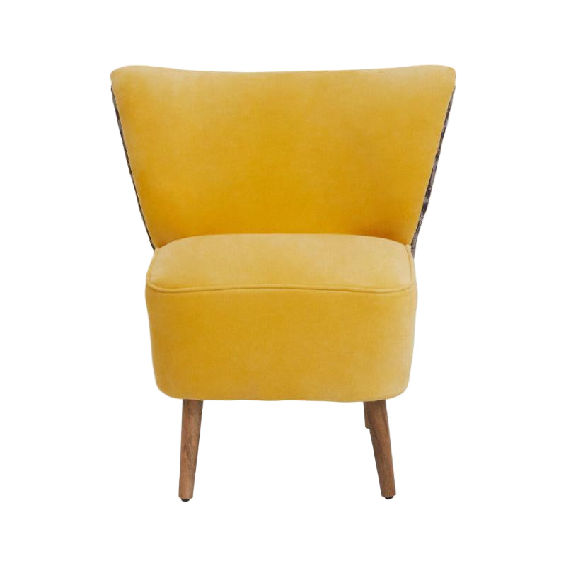 Ardela & Co Corena Yellow Print Chair