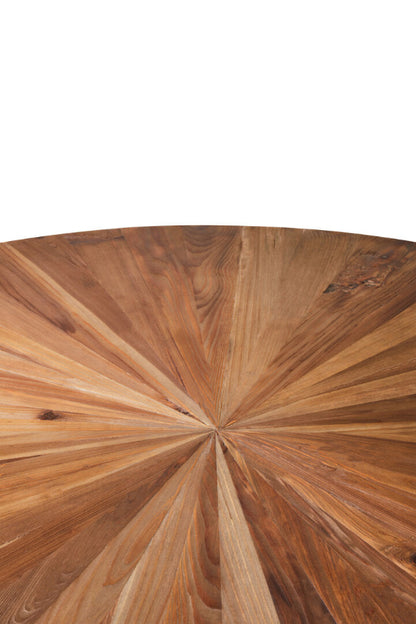 Ardela & Co Java Round Fir Wood Dining Table with Splayed Legs