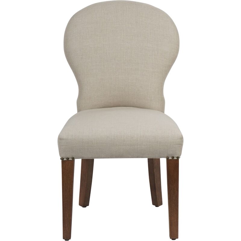 Libra interiors Walker Wooden Upholstered Dining Chair