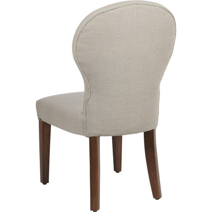 Libra interiors Walker Wooden Upholstered Dining Chair