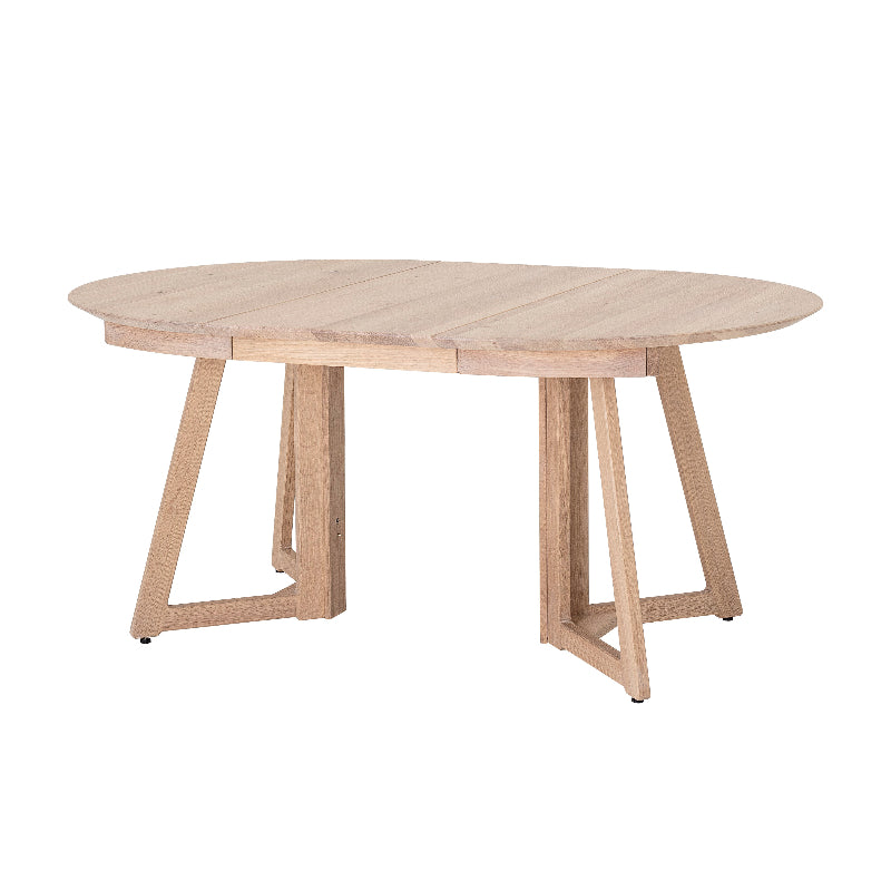 Bloomingville Owen Oak Round Extending Dining Table
