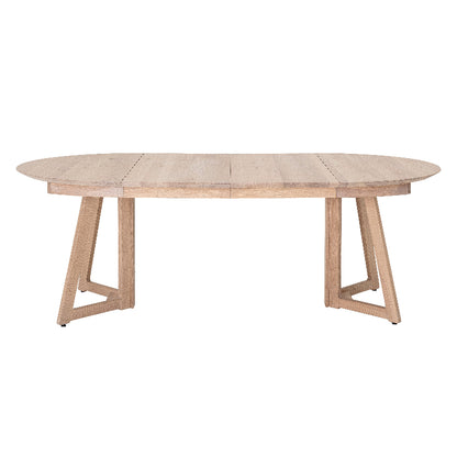 Bloomingville Owen Oak Round Extending Dining Table