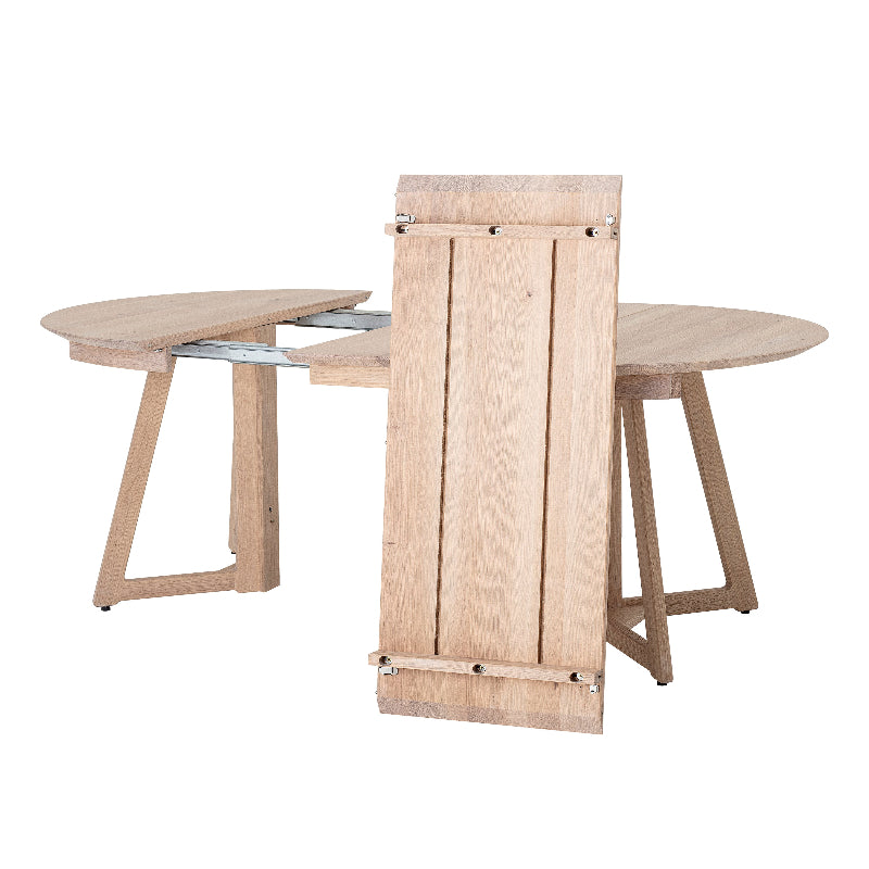 Bloomingville Owen Oak Round Extending Dining Table
