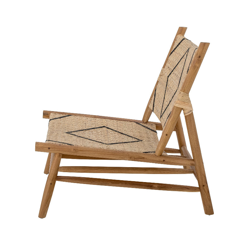 Bloomingville Lennox Lounge Chair in Nature Teak