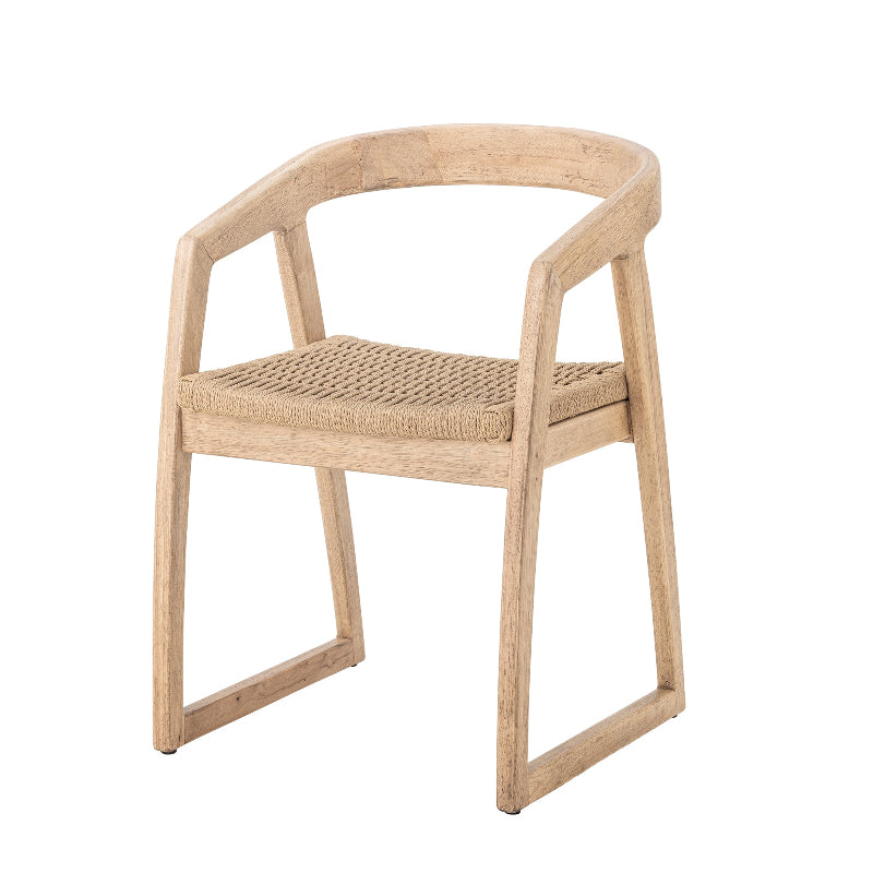 Bloomingville Serrone Dining Chair in Nature Rubberwood