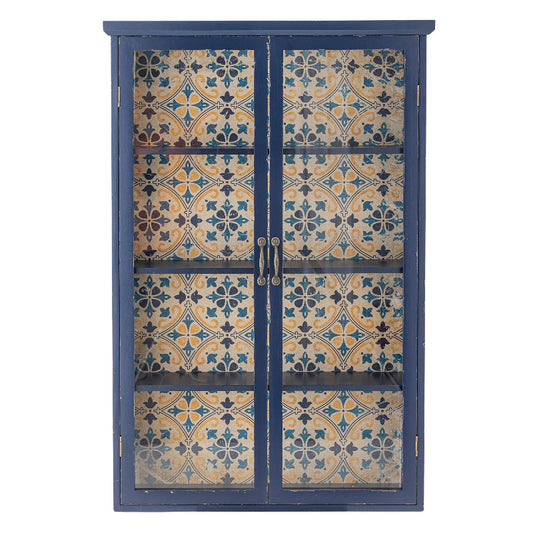 Bloomingville Hazem Cabinet in Blue Firwood