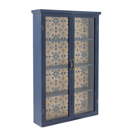 Bloomingville Hazem Cabinet in Blue Firwood