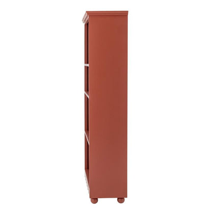 R|ed cabinet on a white background