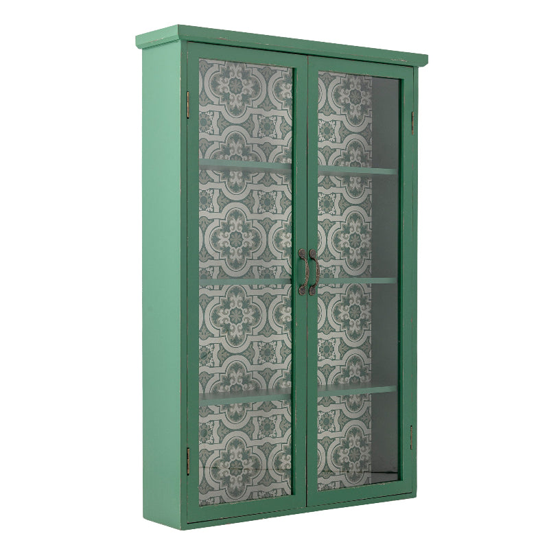 Bloomingville Hazem Cabinet in Green Firwood