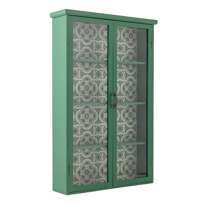 Bloomingville Hazem Cabinet in Green Firwood