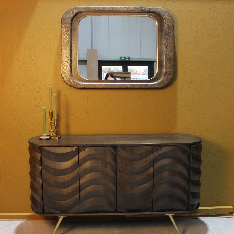 Avelor Bala Solid Mango Wood Wall Mirror