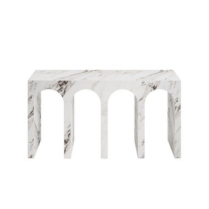 Marble-patterned comb on a white background
