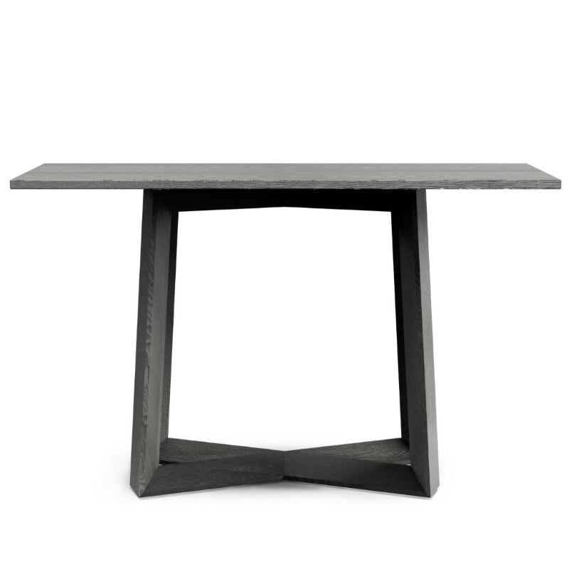 Gillmore Cadiz Large Natural Black Oak Console Table