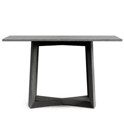 Gillmore Cadiz Large Natural Black Oak Console Table