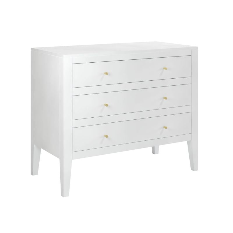 DI Designs Alton Chest of Drawers - White - Side