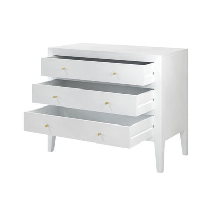 DI Designs Alton Chest of Drawers - White - Drawers Open