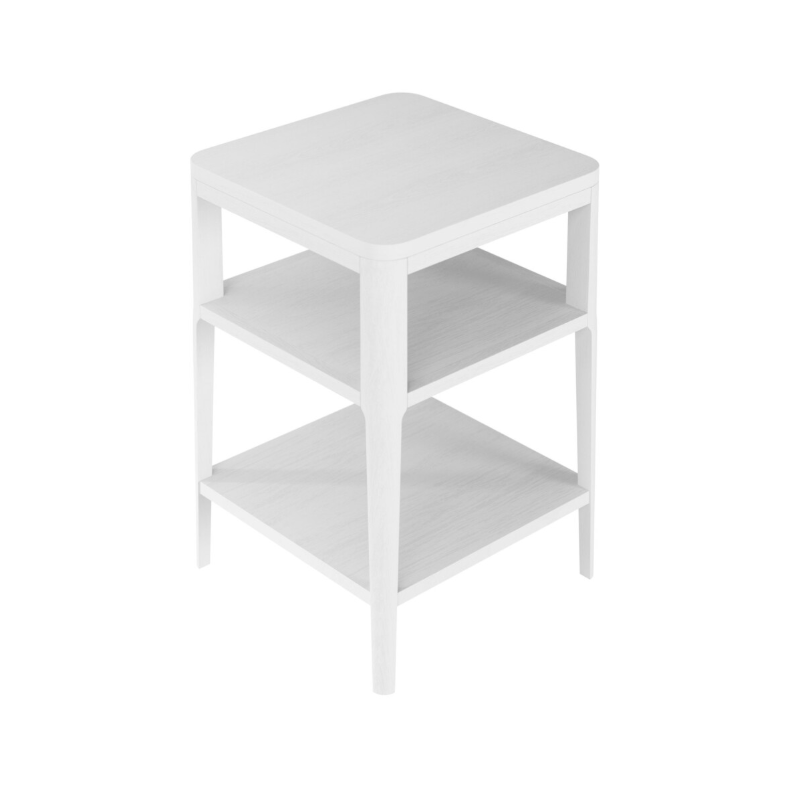 DI Designs Abberley White End Table
