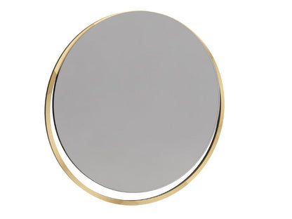 Gillmore Federico Wall Hanging Mirror Brass Surround