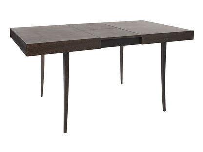 Gillmore Fitzroy Charcoal Stained Oak Veneer Extending Dining Table