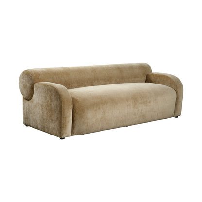 Oti Rivolli Sandy Velvet Chenille 3 Seater Sofa