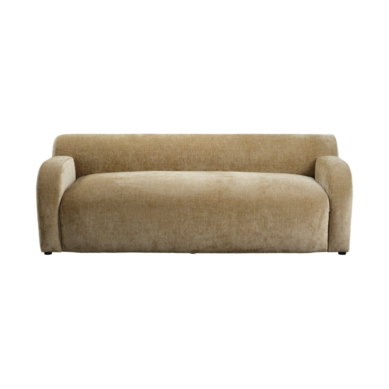 Oti Rivolli Sandy Velvet Chenille 3 Seater Sofa