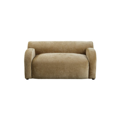 Beige sofa on a white background