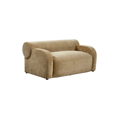 Beige sofa on a white background