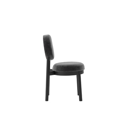 Gray chair on a white background