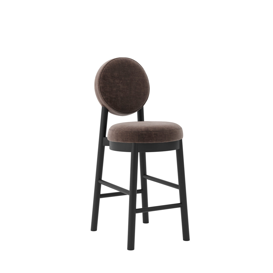 Oti Maru Treacle Velvet Chenille Counter Stool