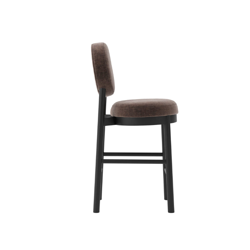 Oti Maru Treacle Velvet Chenille Counter Stool