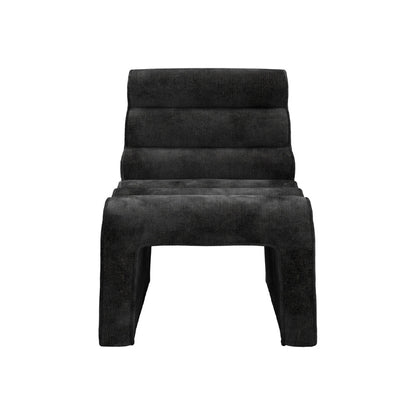 Black chair on a white background