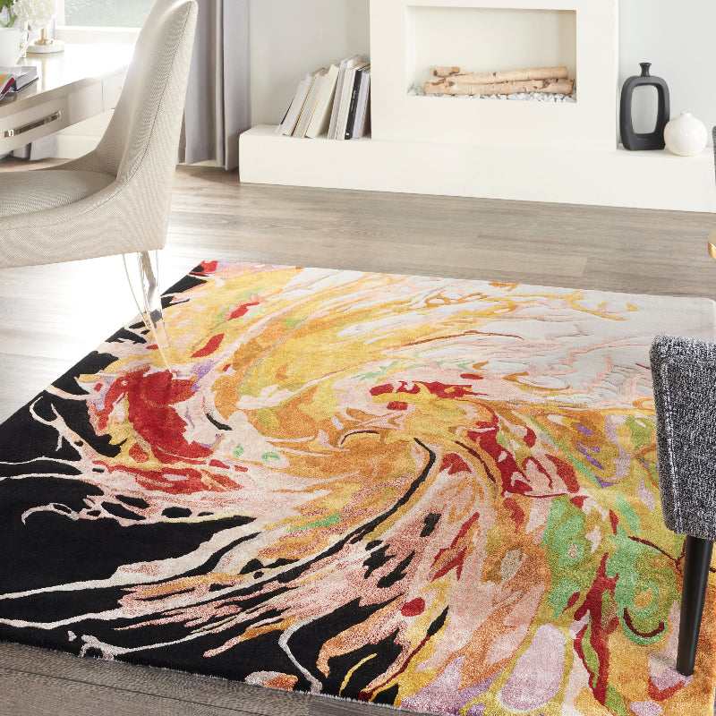 Nourison - Nourison Prismatic Vibrant Statement Rug - Multicolour