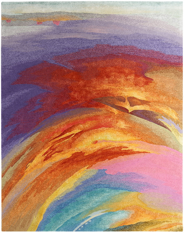 Nourison Prismatic Sunset Horizon Rug - Multicolour