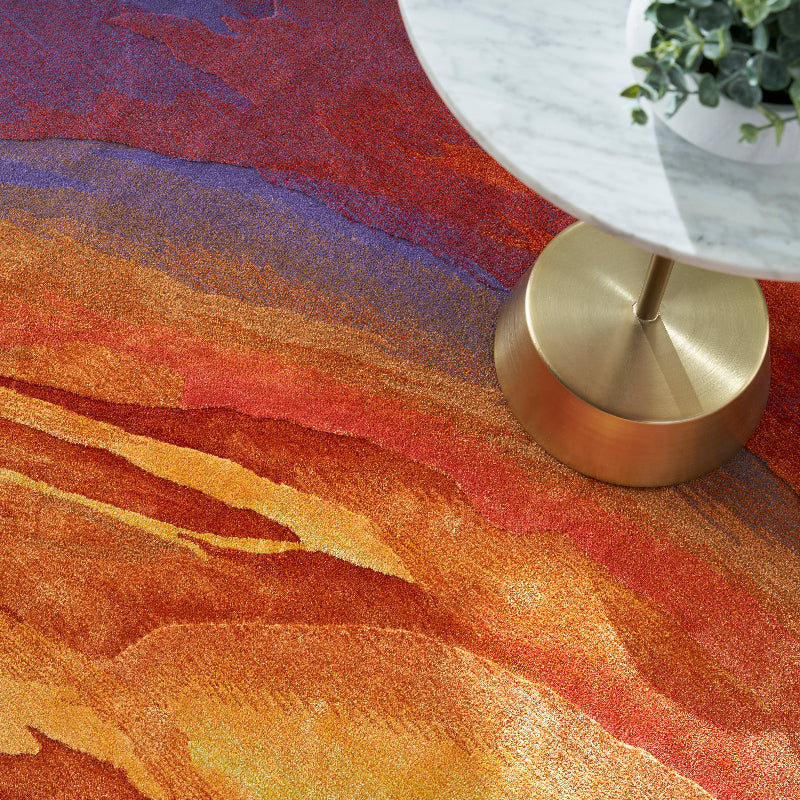 Nourison Prismatic Sunset Horizon Rug - Multicolour
