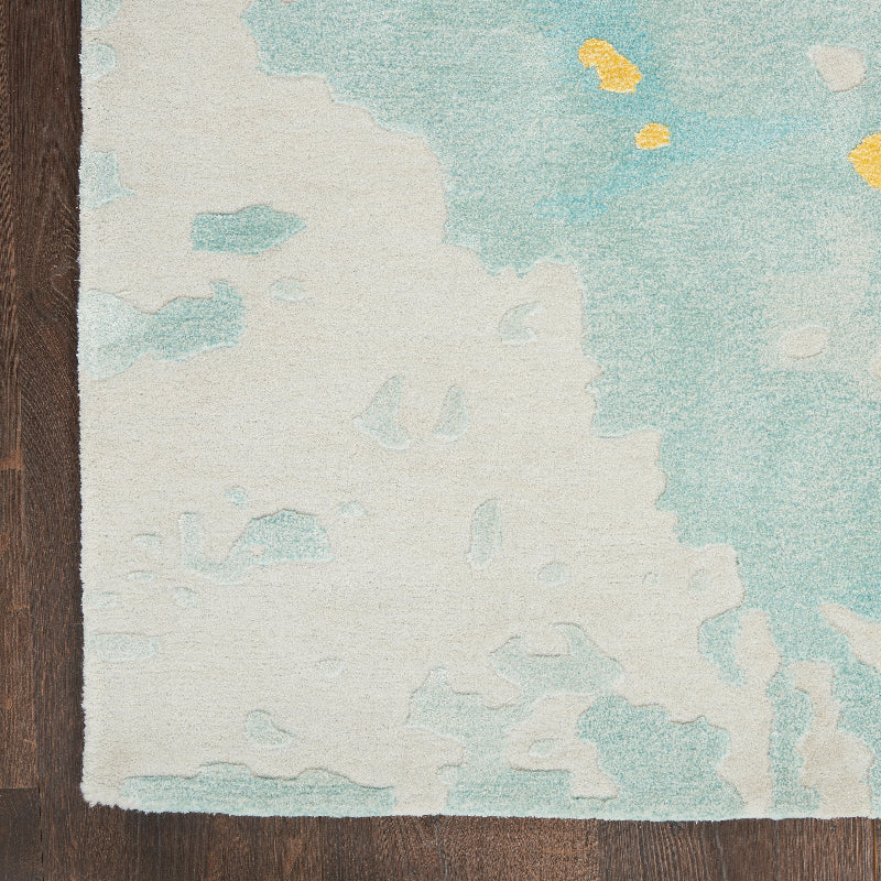 Nourison - Nourison Prismatic Seafoam Gold Rug