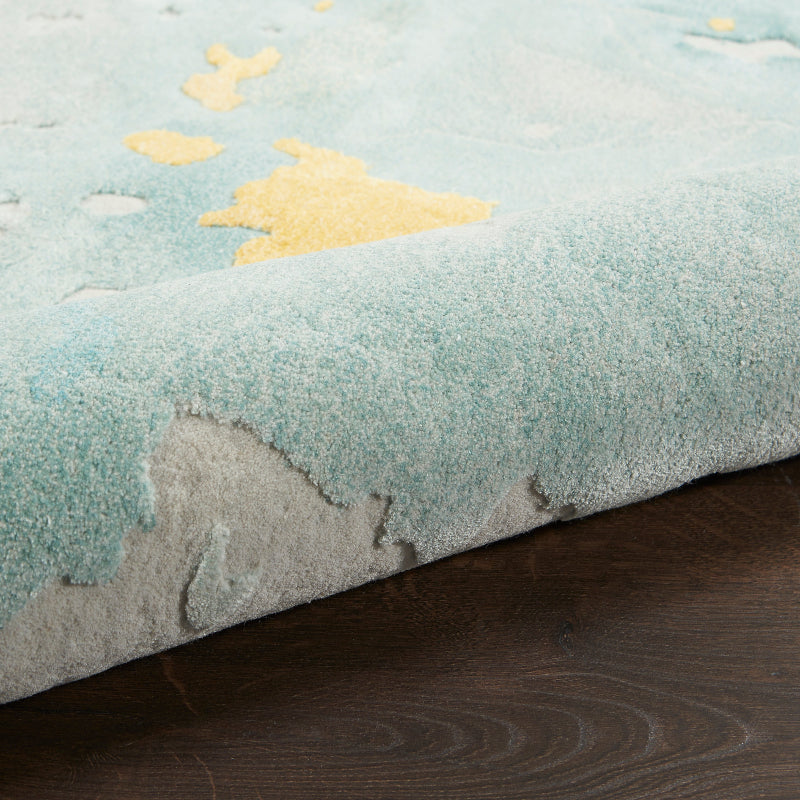 Nourison - Nourison Prismatic Seafoam Gold Rug