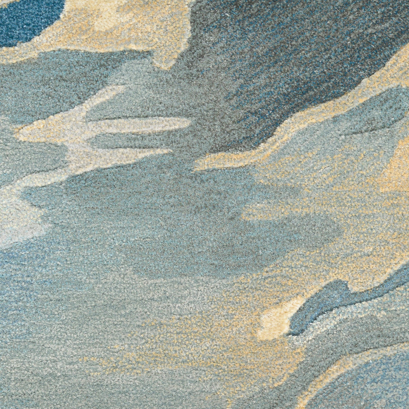Nourison Prismatic Storm Sky Rug - Blue Multicolour