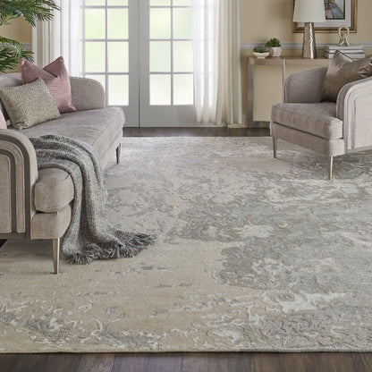 Nourison Silk Shadows Tonal Rug - Sand