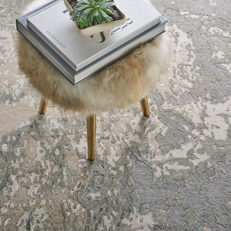 Nourison Silk Shadows Tonal Rug - Sand