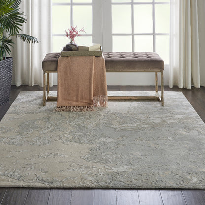 Nourison Silk Shadows Tonal Rug - Sand