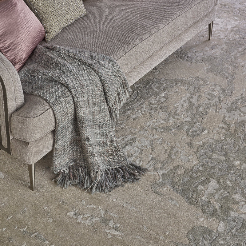 Nourison Silk Shadows Tonal Rug - Sand