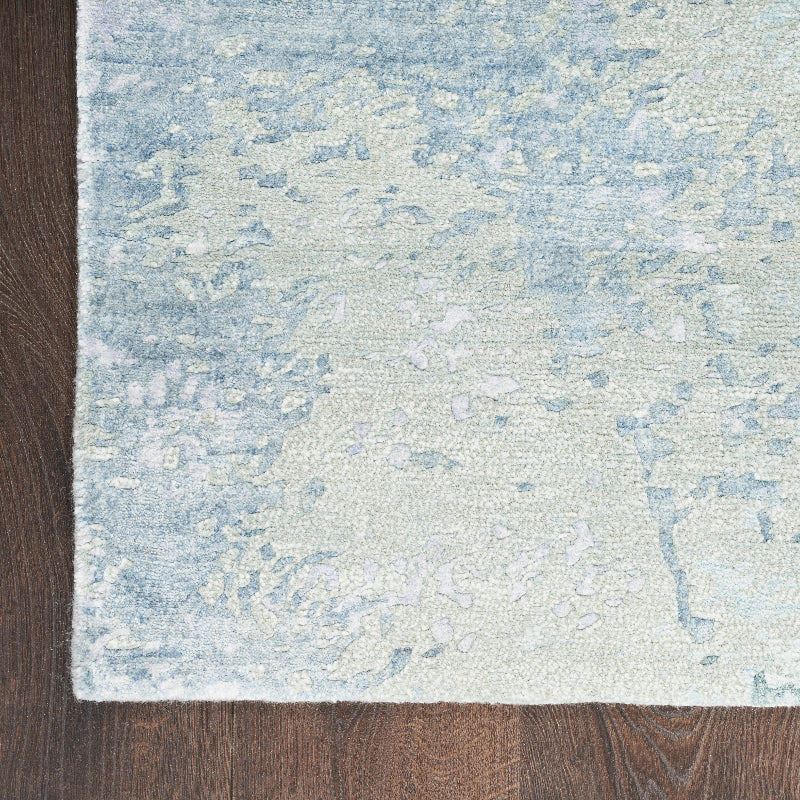 Nourison Silk Shadows Tonal Rug - Blue Green