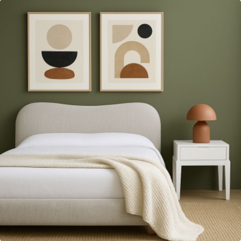 Twenty 10 Designs Wave Bed in Natural Weave