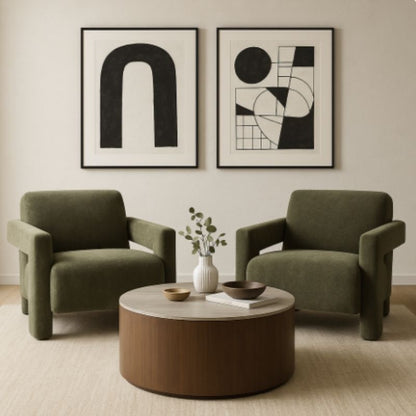 Twenty 10 Design Apex Armchair Soft Weave Olive