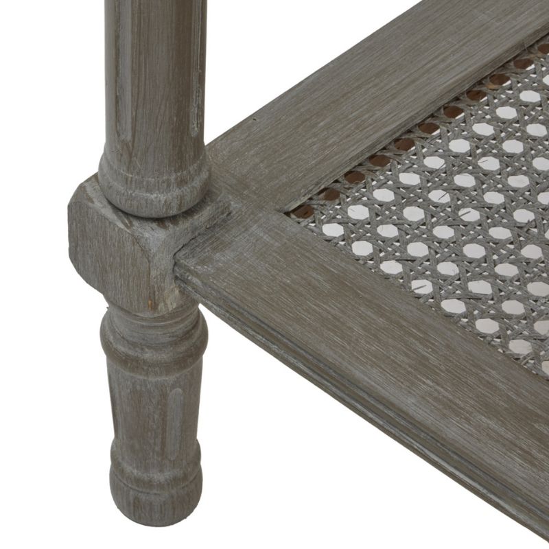 Hill Interiors The Serene Rattan Collection Side Table