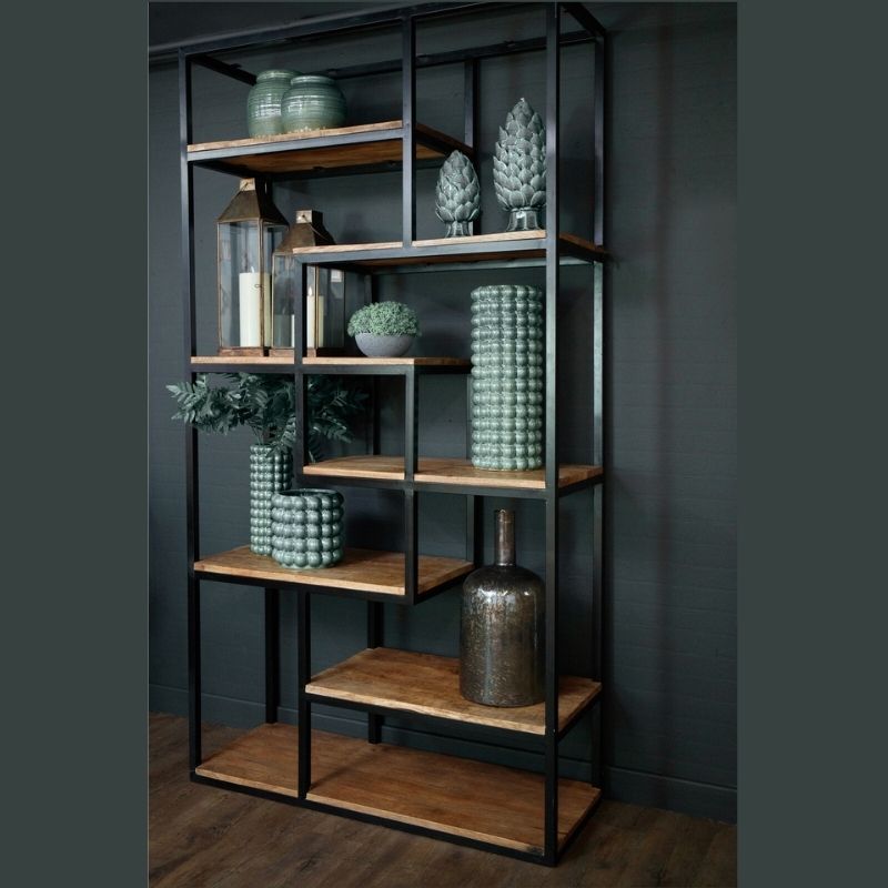 Hill Interiors Multi Shelf Industrial Shelf Unit