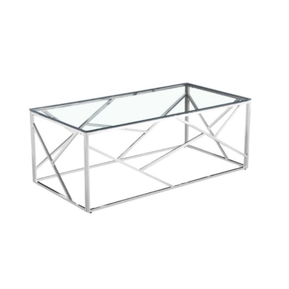 Native Home Geometric Silver Coffee Table
